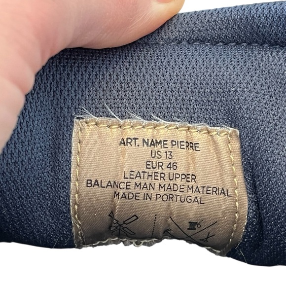 Bull Boxer Men’s 13 Navy Blue Casual Sneakers Leather Upper Denim Fabric - Picture 7 of 8